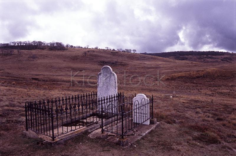graves of gold miners, snowy mountains, victoria.