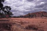 dry bed of the todd river, allice springs, central australia