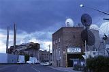 tv studios in rozelle with powerstation to the rear