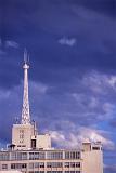 radio mast on top of the UTS Fairfax building