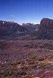 the overland track, classic walking route in tasmania, australia