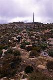 boulders and tv/radio tower on top of mount wellington, hobart